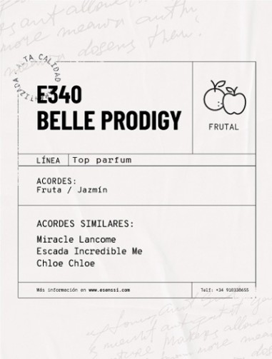 E-340 / BELLE PRODIGY
