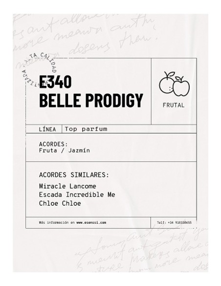 E-340 / BELLE PRODIGY