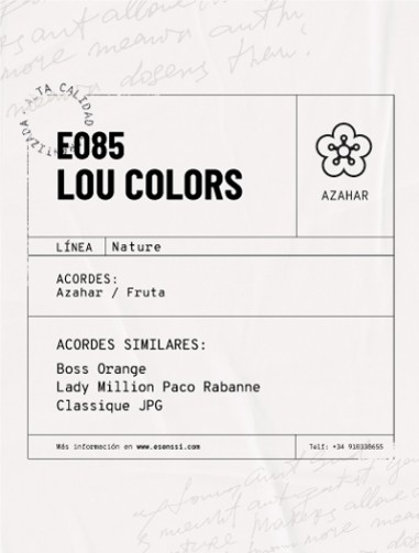 E-085 / LOU COLOURS