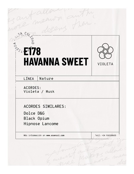 E-178 / HABANNA SWEET