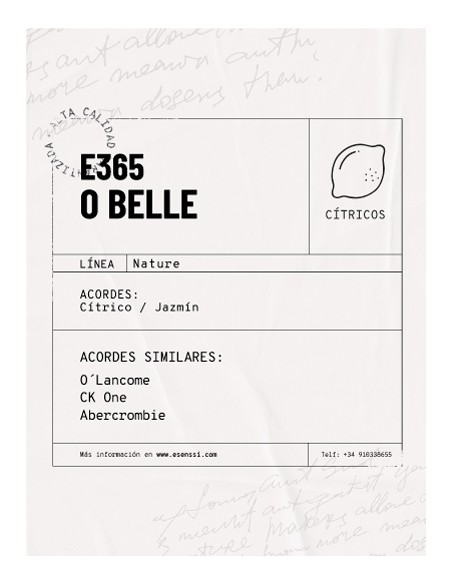 E-365 / O BELLE