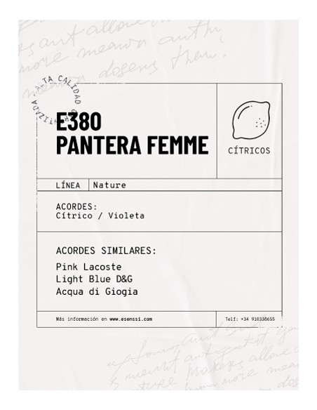 E-380 / PANTERA FEMME