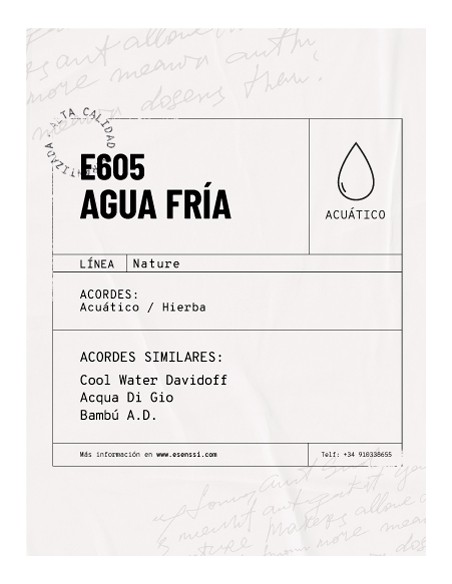 E-605 / AGUA FRÍA