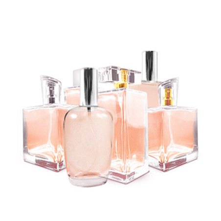 Muestras de envases de perfumería