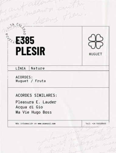 E385 / PLESIR