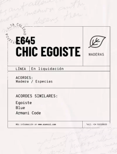 E645 / CHIC EGO
