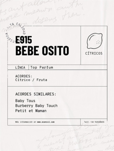 E915 / BEBÉ OSITO